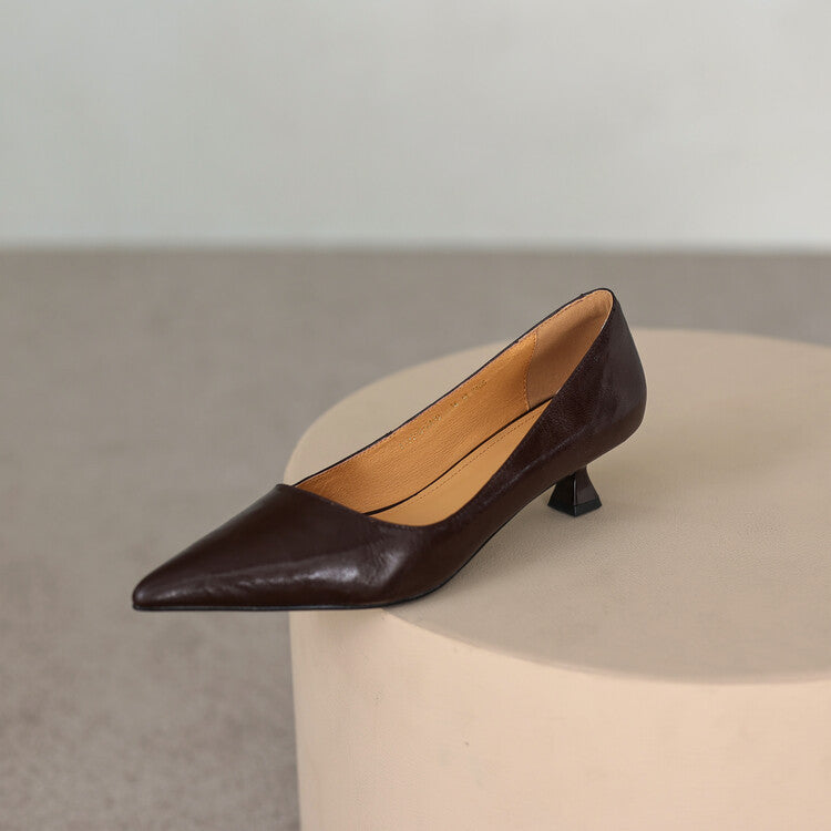 Agnès Paris | Escarpins Fins à Talon Bas Mathilde