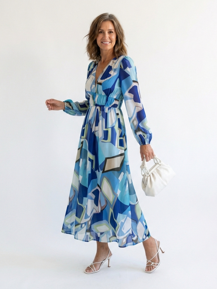 Agnès Paris | Robe Maxi Fleurie à Manches Longues Althea