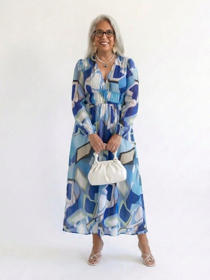 Agnès Paris | Robe Maxi Fleurie à Manches Longues Althea
