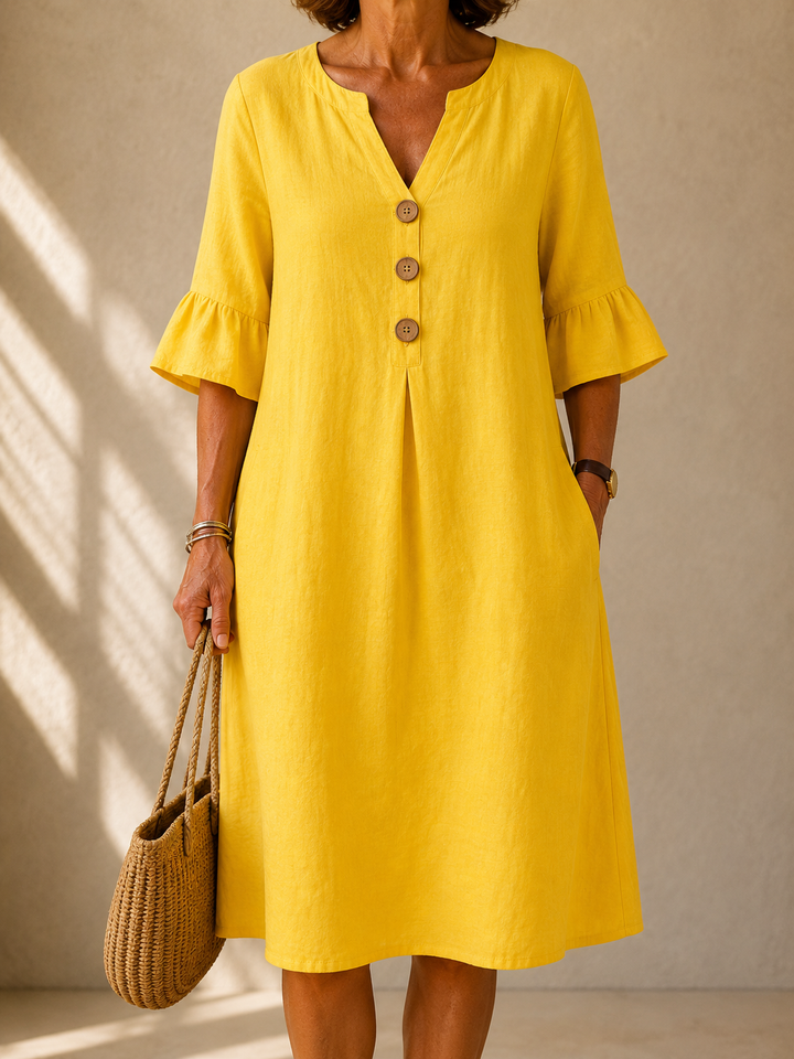 Agnès Paris | Robe Boutonnée Ample Aveline