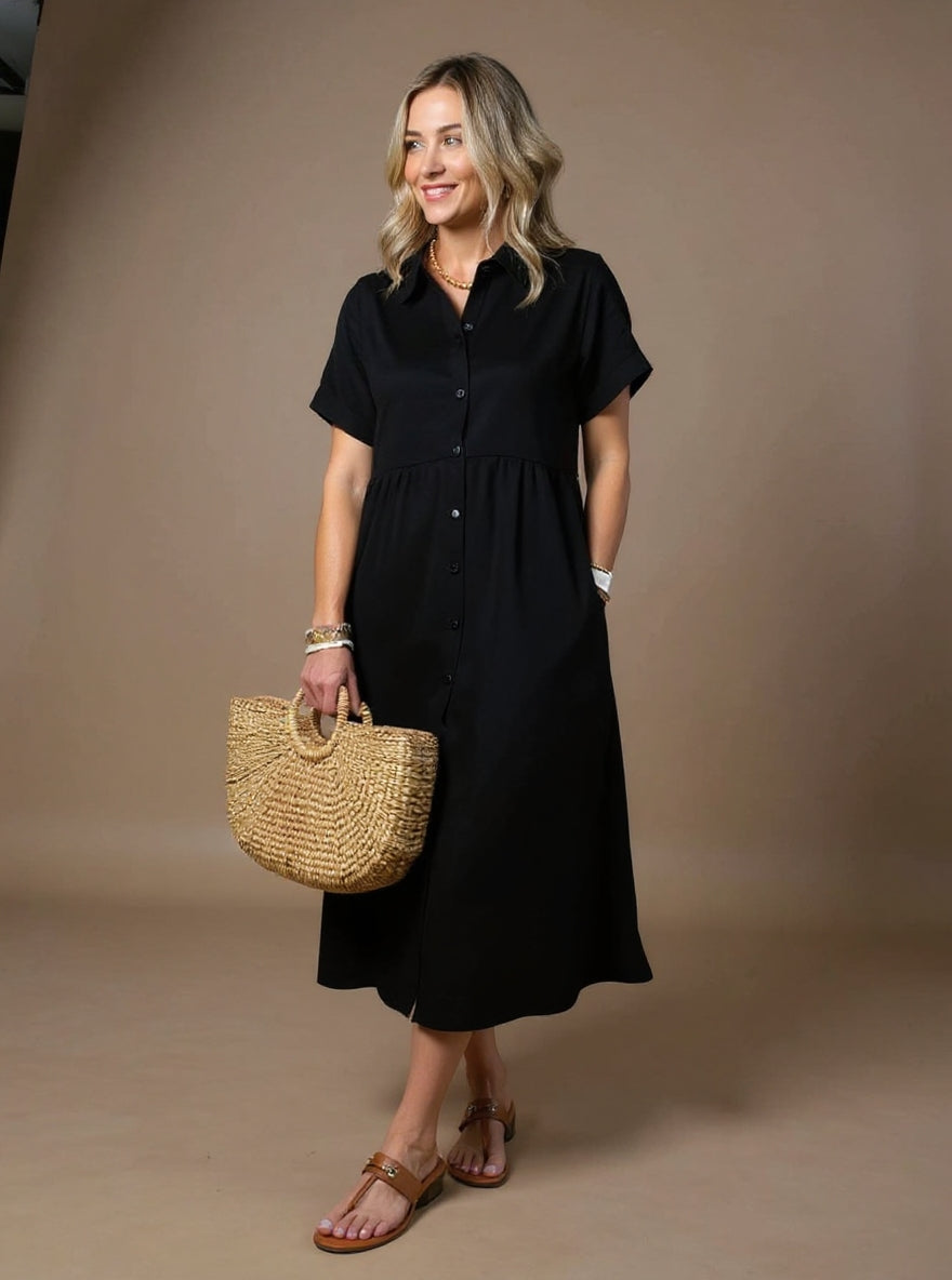 Agnès Paris | Robe Rayée Élégante Claire