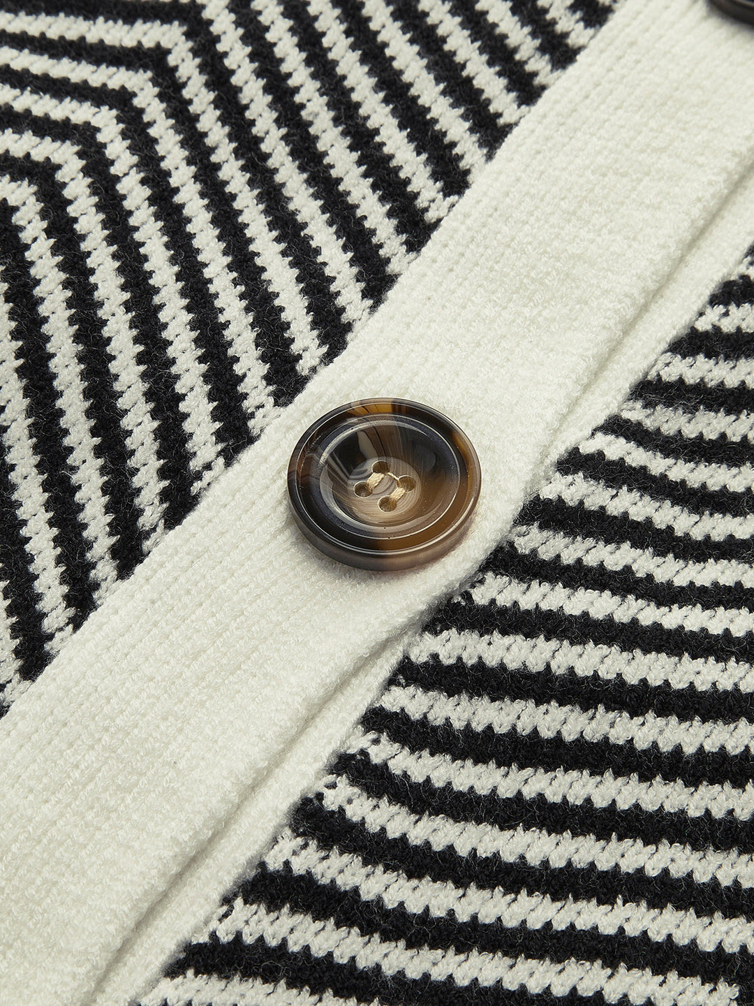 Agnès Paris | Cardigan Chevrons Contrastés Michèle