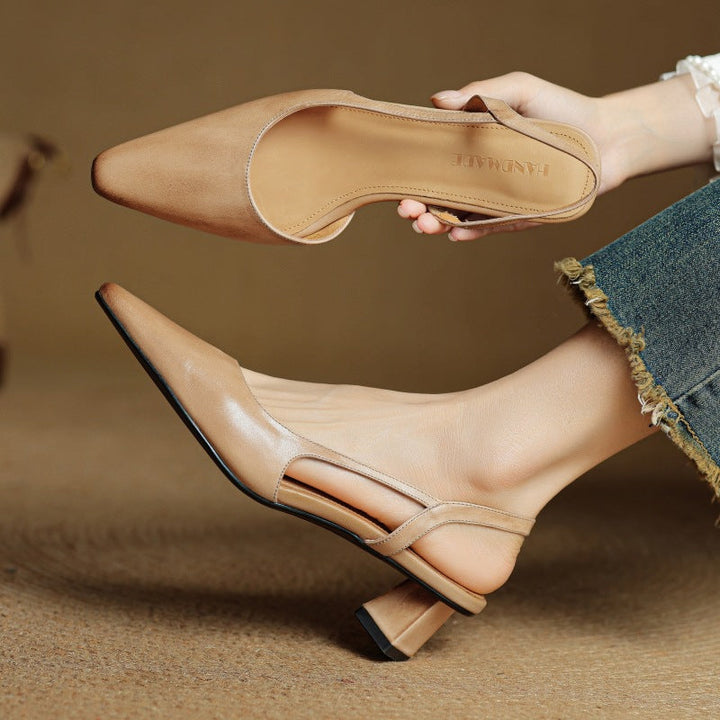 Agnès Paris | Escarpins Slingback en Cuir Élina