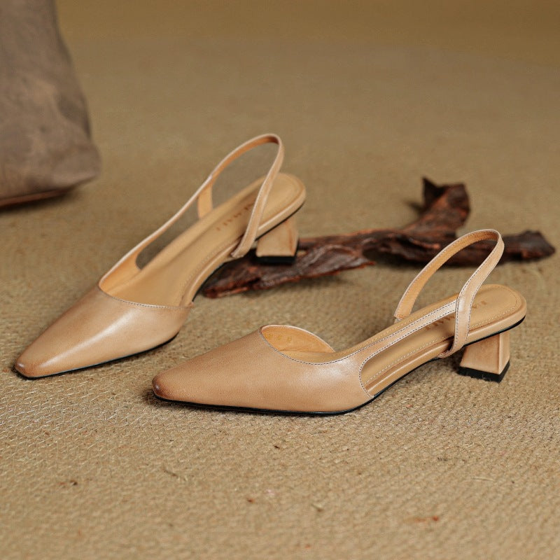 Agnès Paris | Escarpins Slingback en Cuir Élina