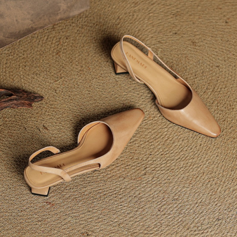 Agnès Paris | Escarpins Slingback en Cuir Élina