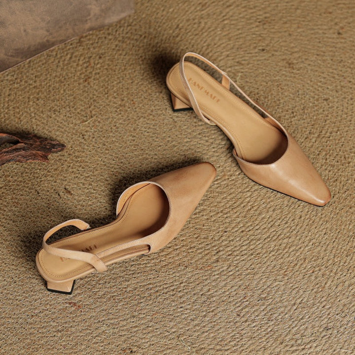 Agnès Paris | Escarpins Slingback en Cuir Élina