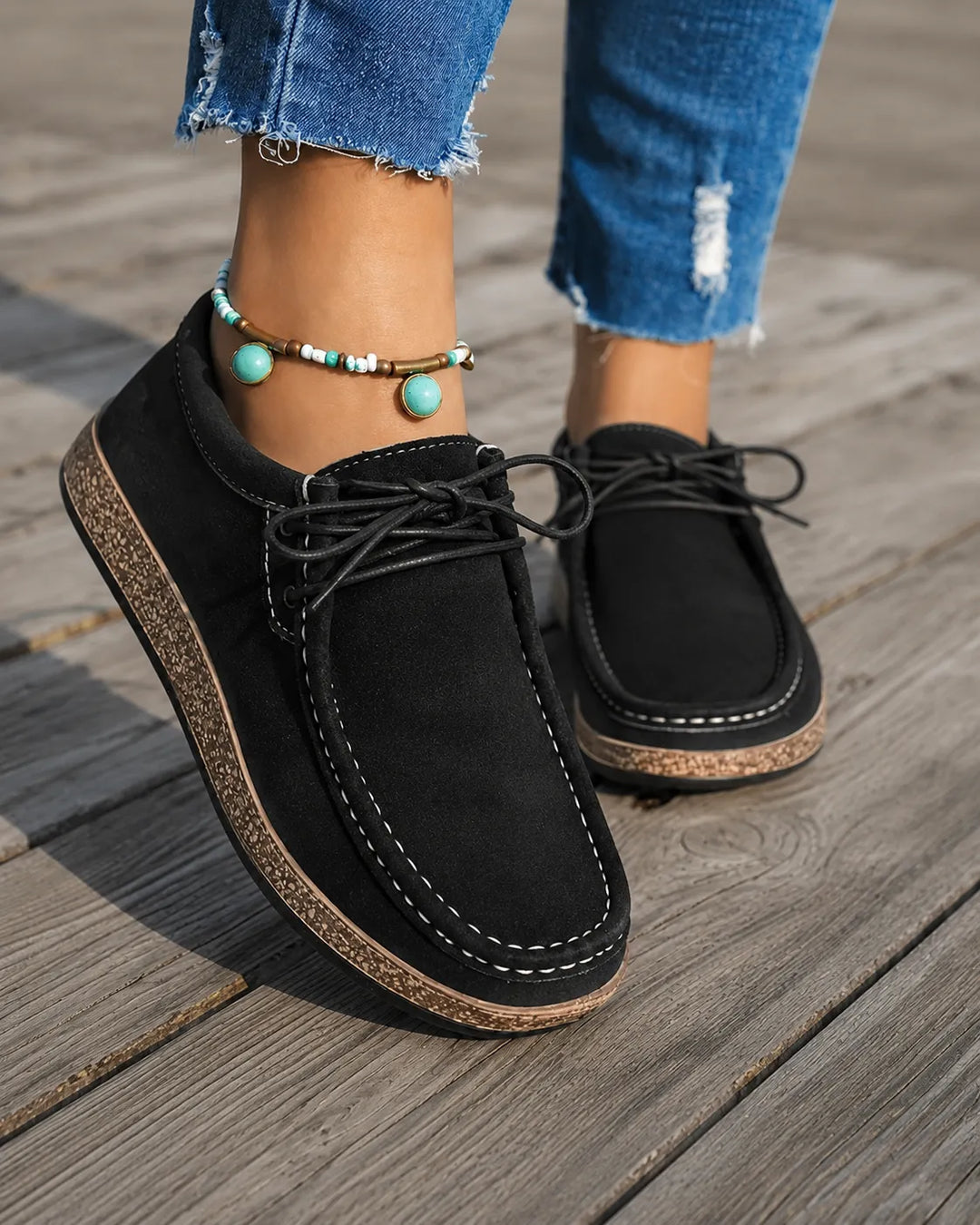 Agnès Paris | Mocassins Semelle Liège Claire