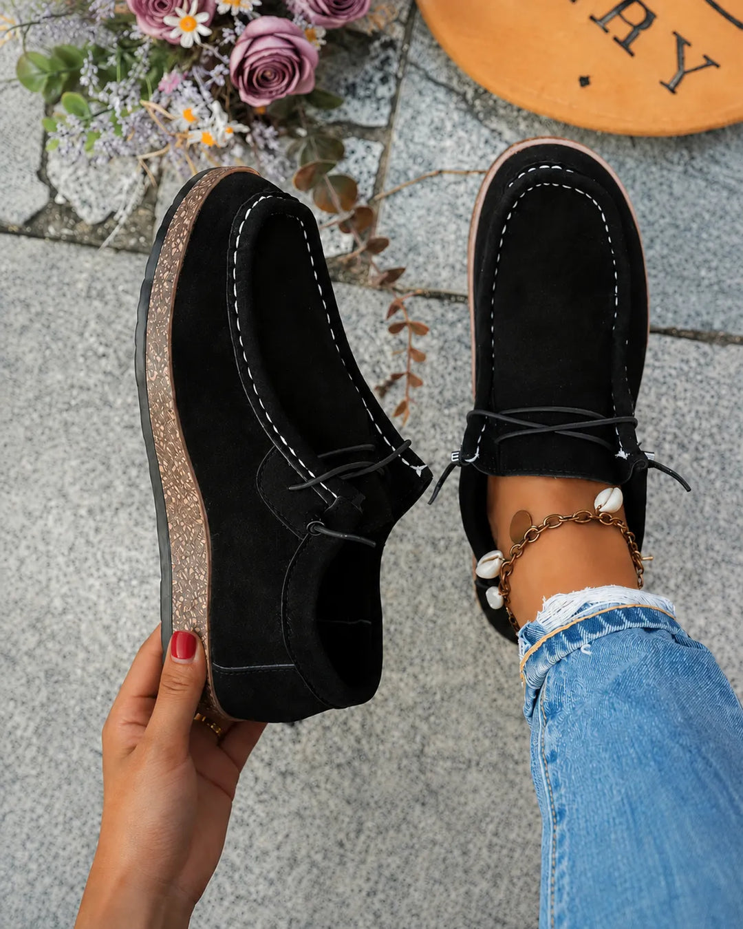 Agnès Paris | Mocassins Semelle Liège Claire