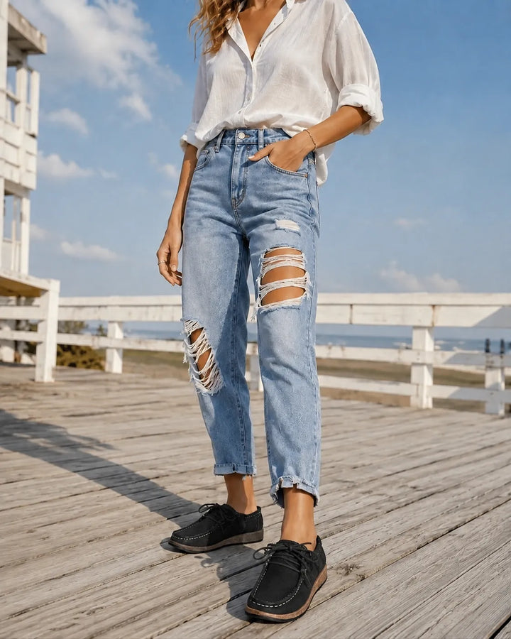 Agnès Paris | Mocassins Semelle Liège Claire
