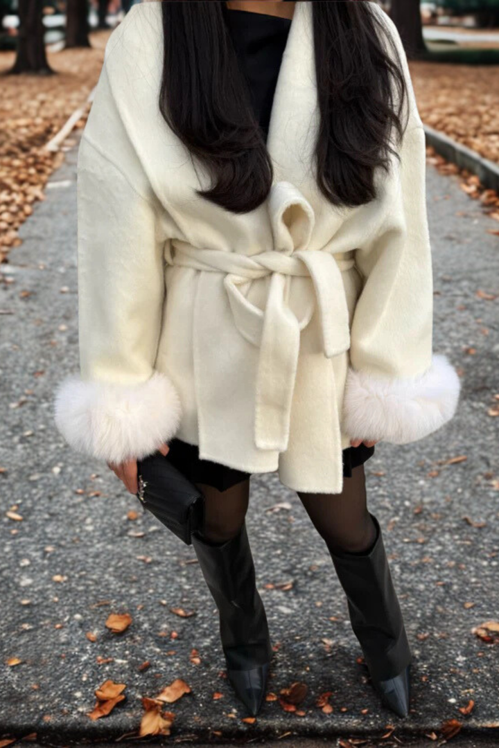 Agnès Paris | MANTEAU FOURRURE MANCHE