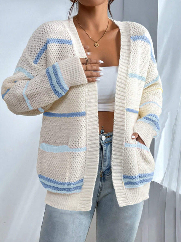 Agnès Paris | Cardigan Rayures Fines Monique