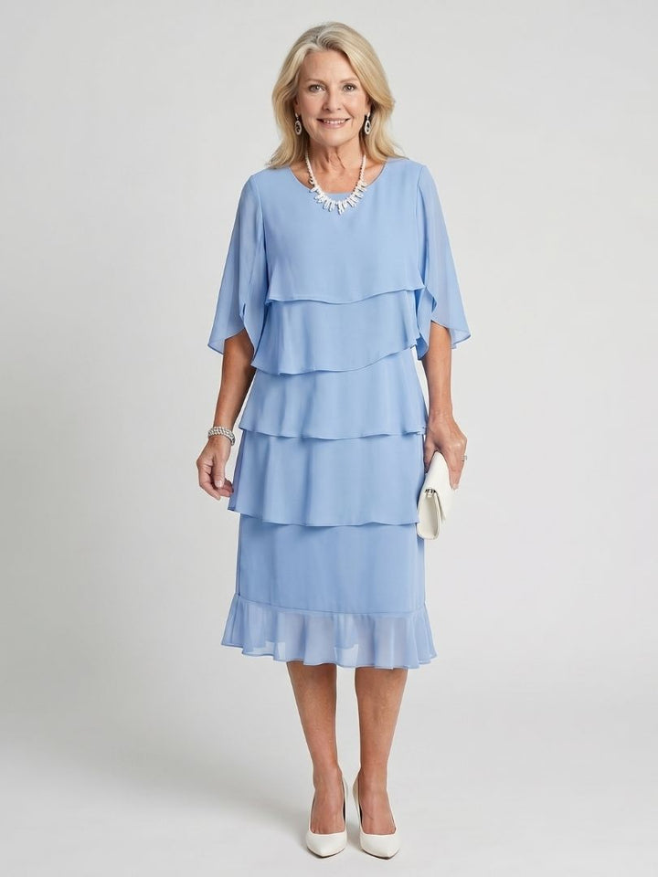 Agnès Paris | Robe Midi à Volants Margaux