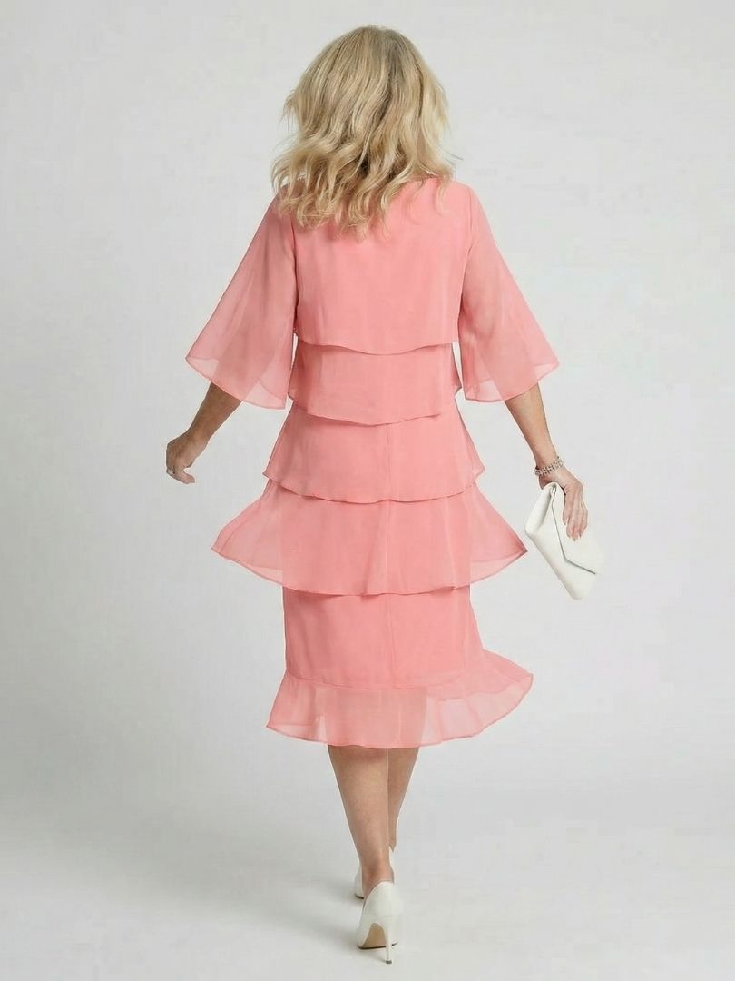 Agnès Paris | Robe Midi à Volants Margaux