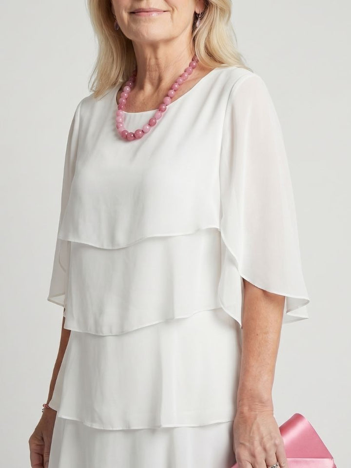 Agnès Paris | Robe Midi à Volants Margaux