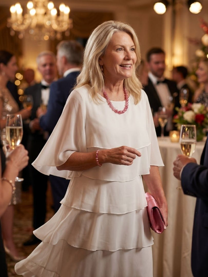 Agnès Paris | Robe Midi à Volants Margaux