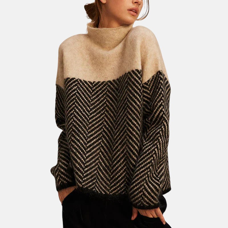 Agnès Paris | PULL À COL MONTANT EN COTON