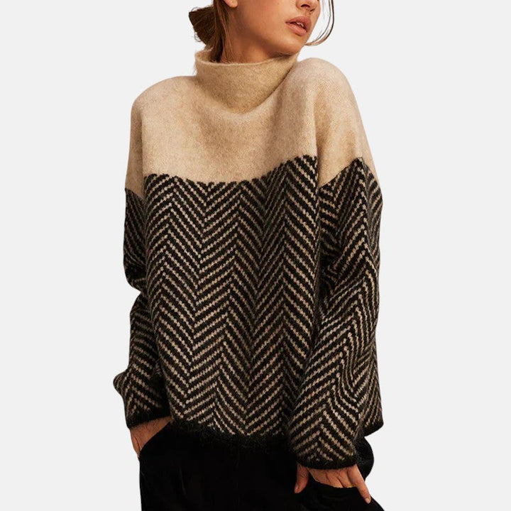 Agnès Paris | PULL À COL MONTANT EN COTON