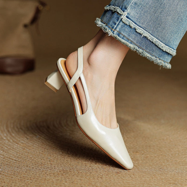 Agnès Paris | Escarpins Slingback en Cuir Élina
