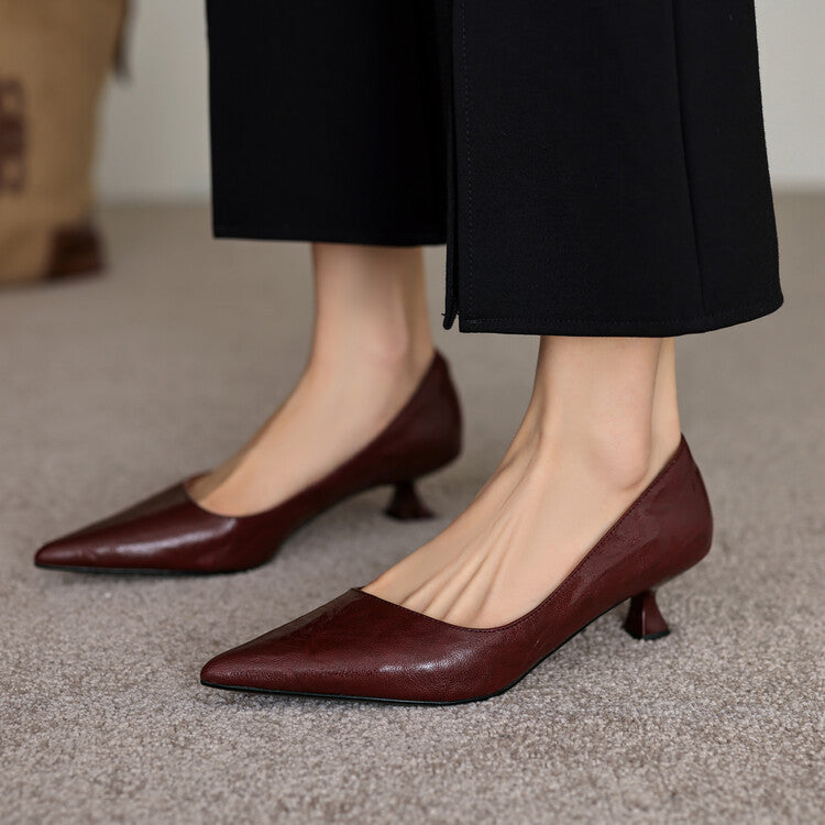 Agnès Paris | Escarpins Fins à Talon Bas Mathilde