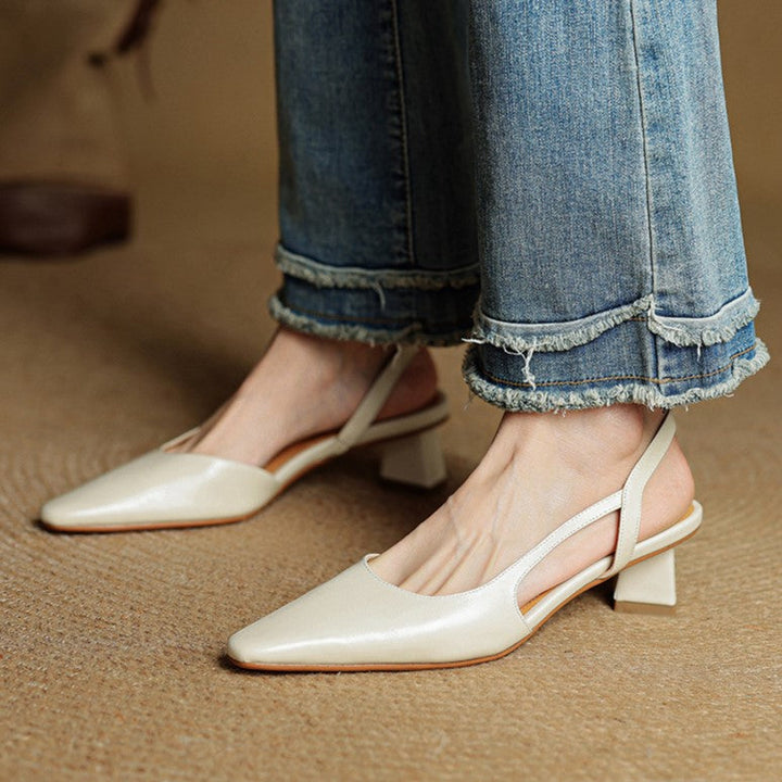 Agnès Paris | Escarpins Slingback en Cuir Élina
