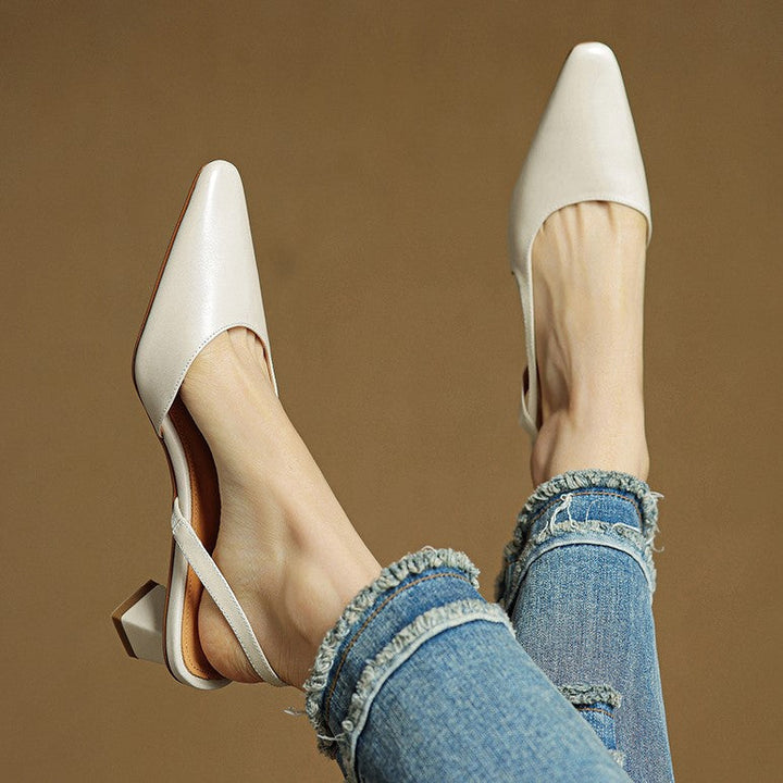 Agnès Paris | Escarpins Slingback en Cuir Élina