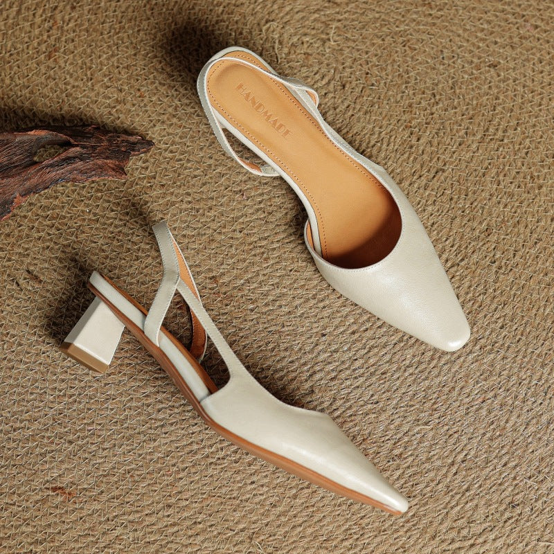 Agnès Paris | Escarpins Slingback en Cuir Élina
