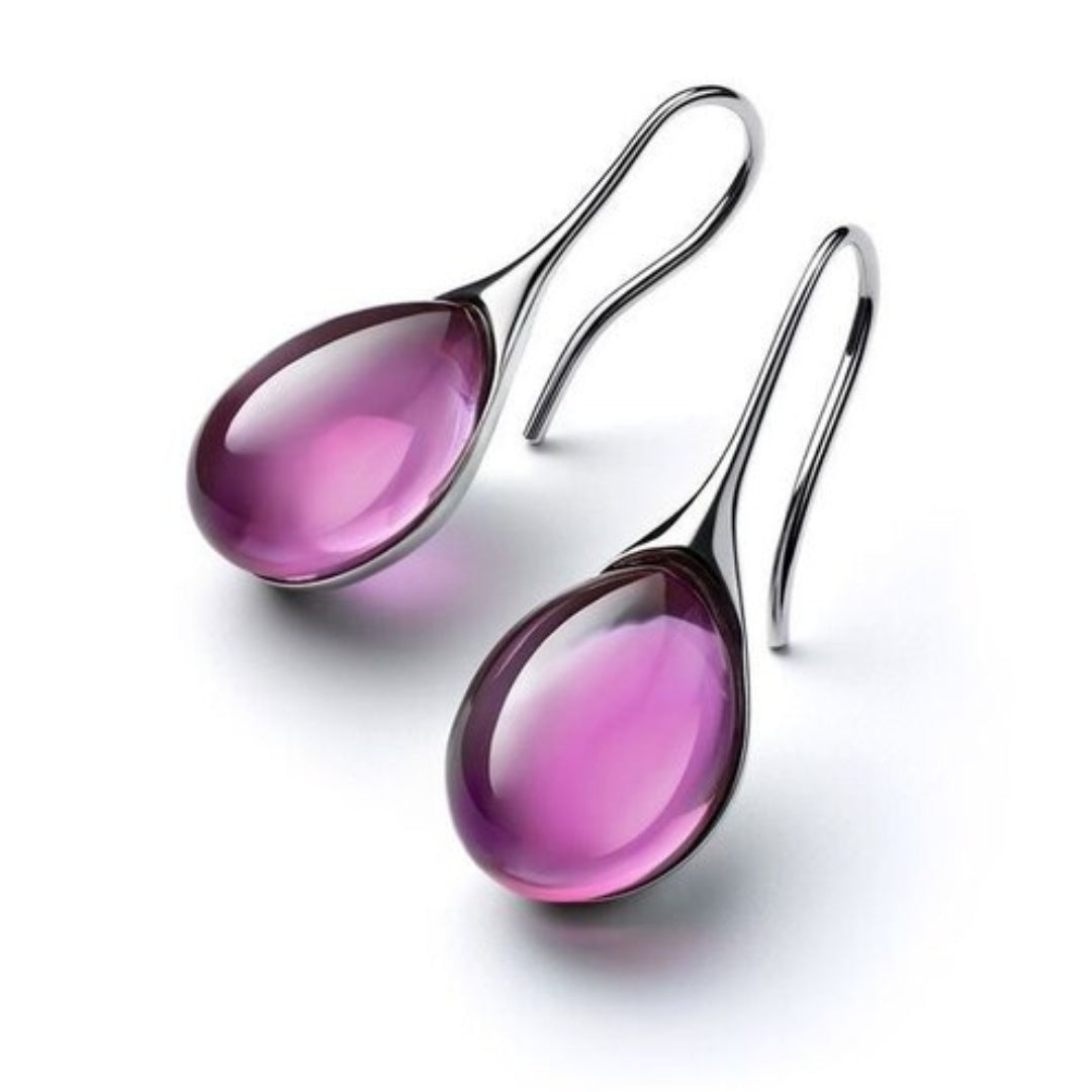 Agnès Paris | BOUCLES D’OREILLES EN CRISTAL D’OR ET D’ARGENT