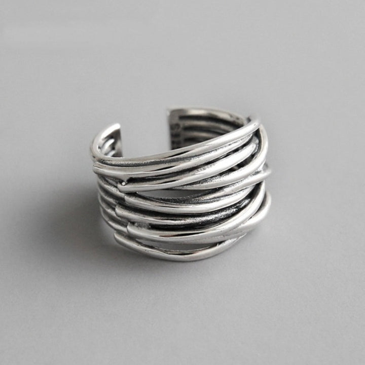 Agnès Paris | BAGUE AJUSTABLE EN ARGENT À COUCHES