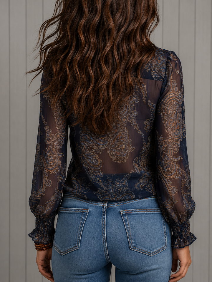 Agnès Paris | Blouse Raffinée à Volants Éléonore