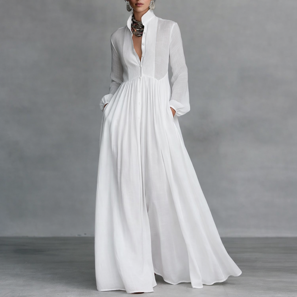 Agnès Paris | Robe Longue Fluide Élégante Mathilde