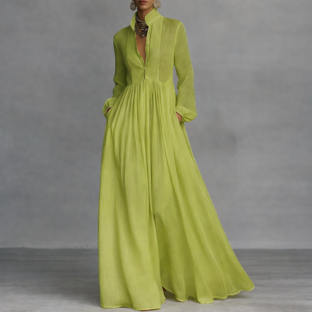 Agnès Paris | Robe Longue Fluide Élégante Mathilde