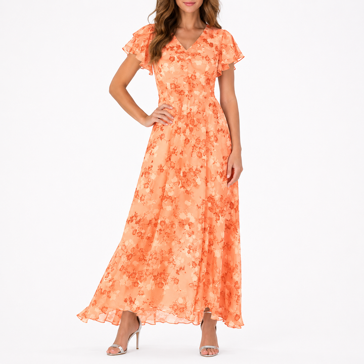 Agnès Paris | Robe Longue Fleurie Élina