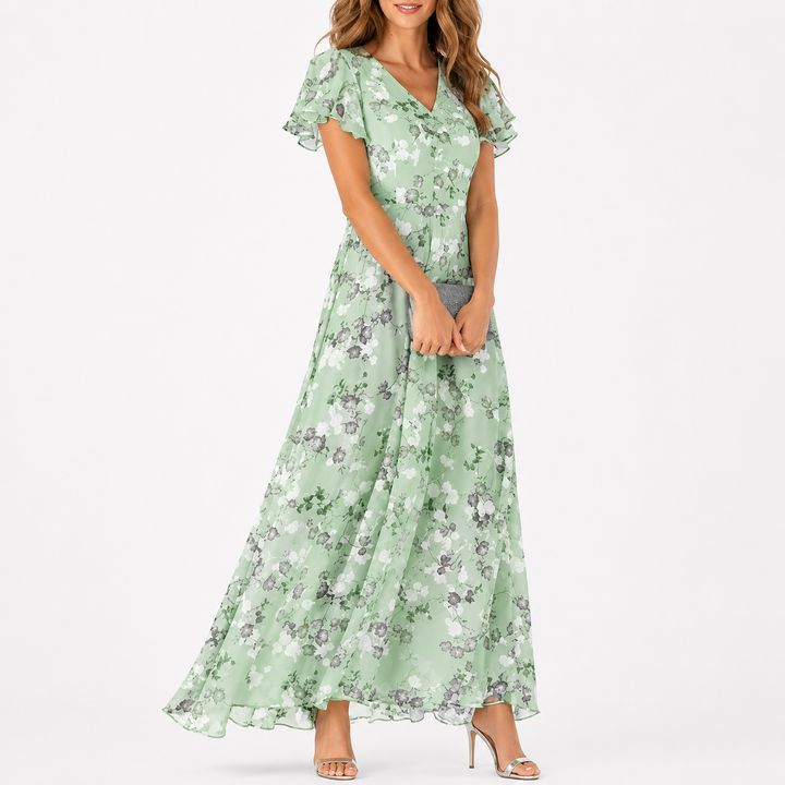 Agnès Paris | Robe Longue Fleurie Élina