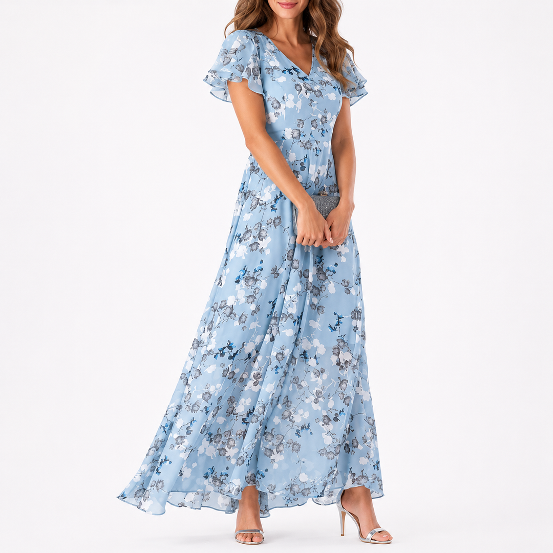 Agnès Paris | Robe Longue Fleurie Élina