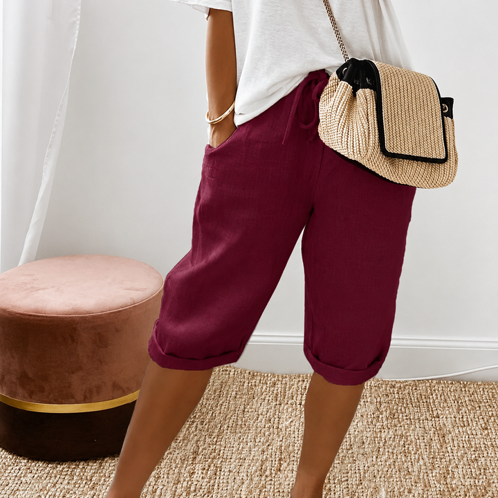Agnès Paris | Shorts Capri à Cordon Camille