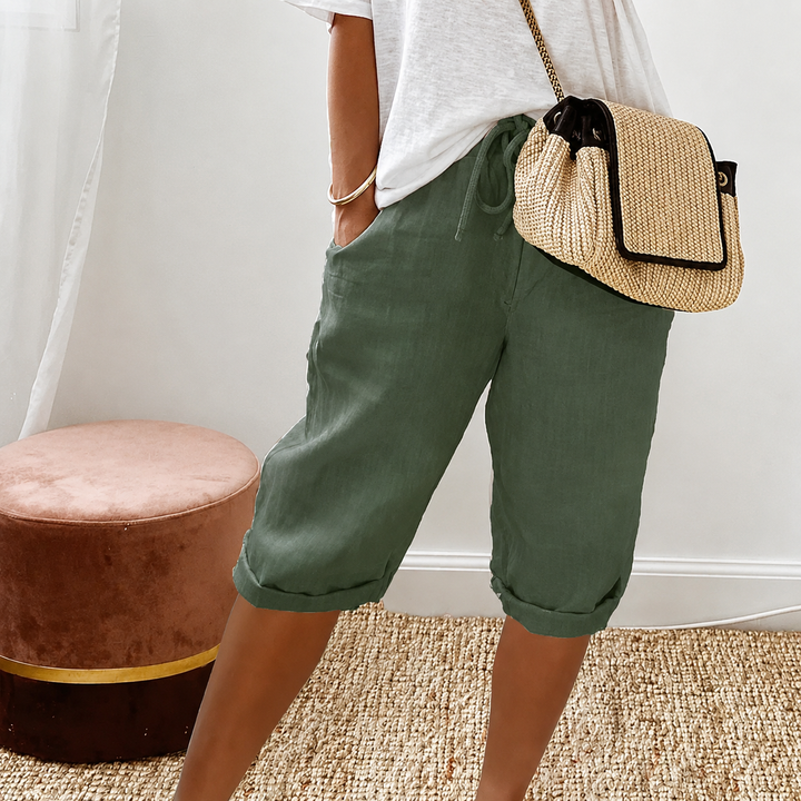Agnès Paris | Shorts Capri à Cordon Camille