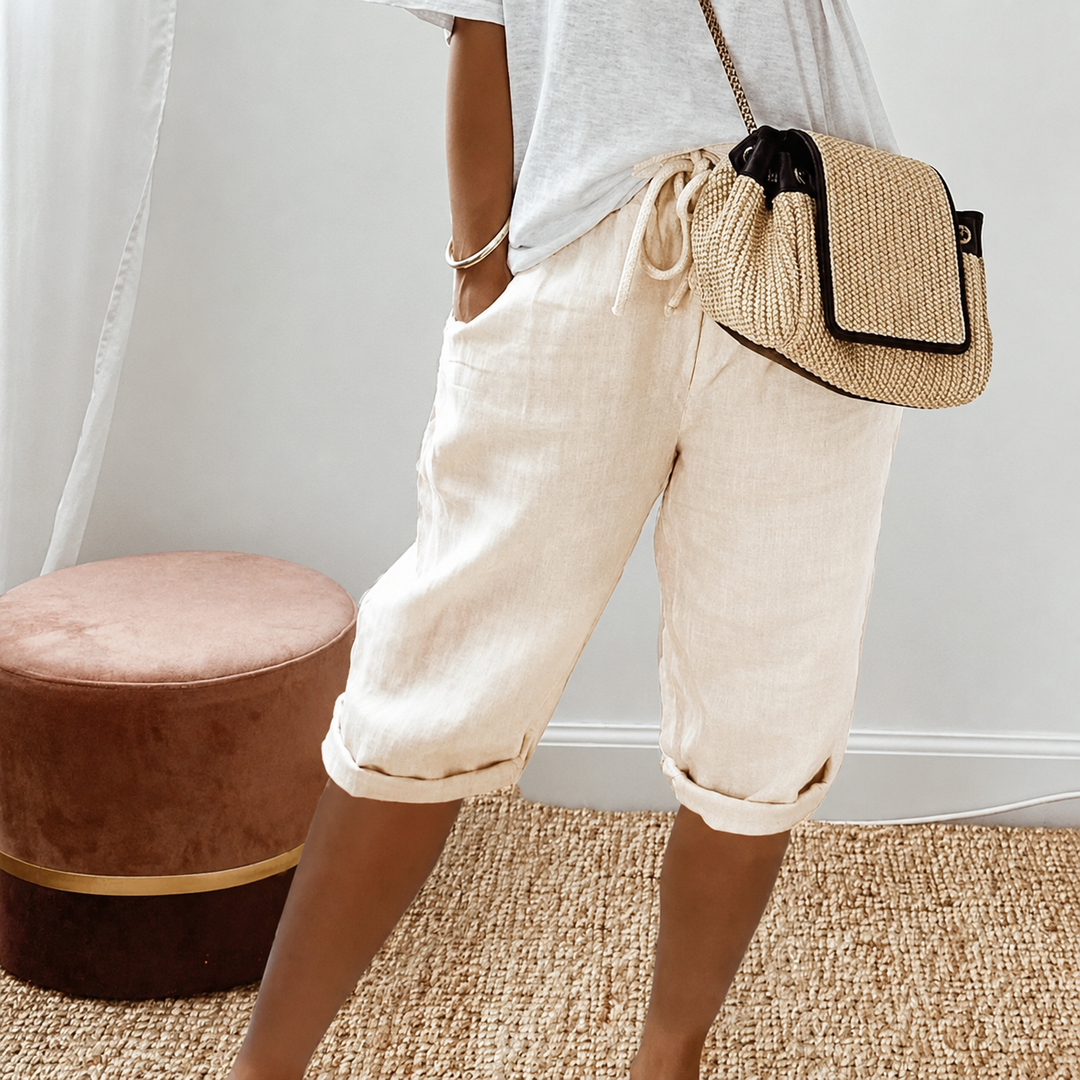 Agnès Paris | Shorts Capri à Cordon Camille