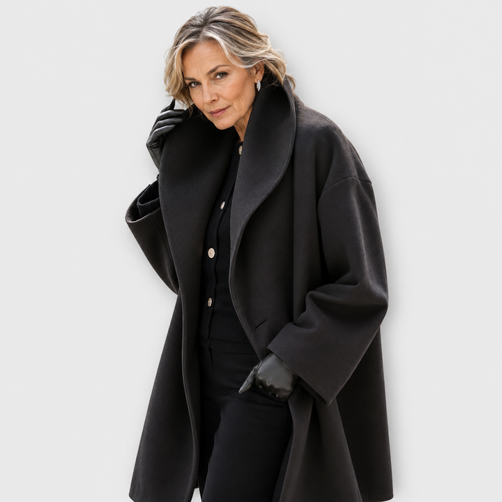Agnès Paris | Manteau Oversize Col Châle Monique