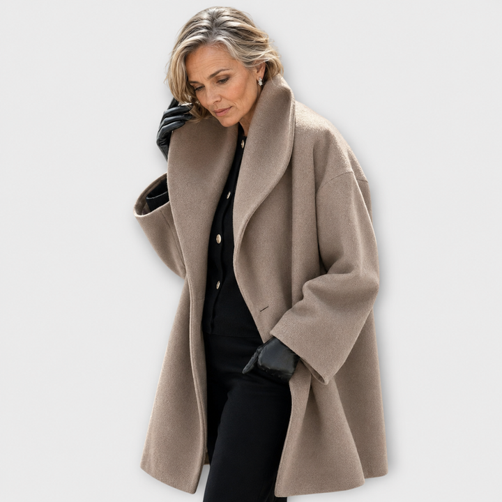 Agnès Paris | Manteau Oversize Col Châle Monique