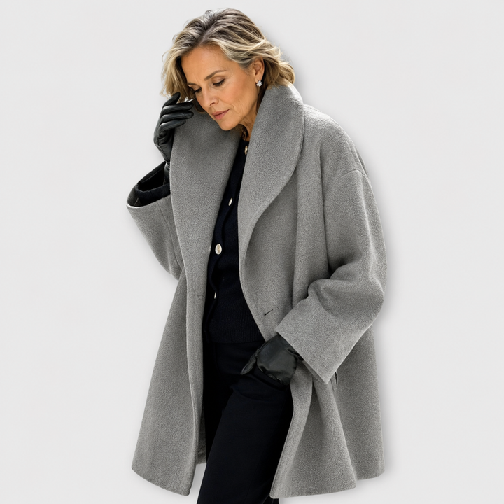 Agnès Paris | Manteau Oversize Col Châle Monique