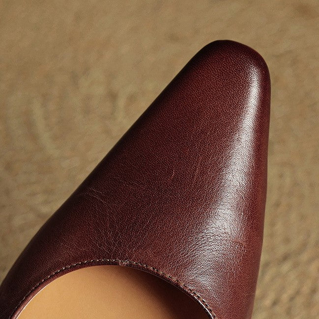 Agnès Paris | Escarpins Slingback en Cuir Élina