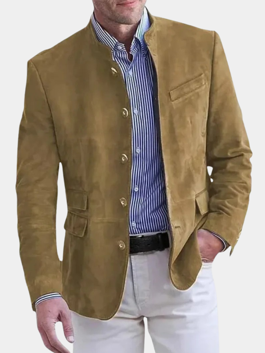 Agnès Paris | VESTE EN CUIR SUEDE