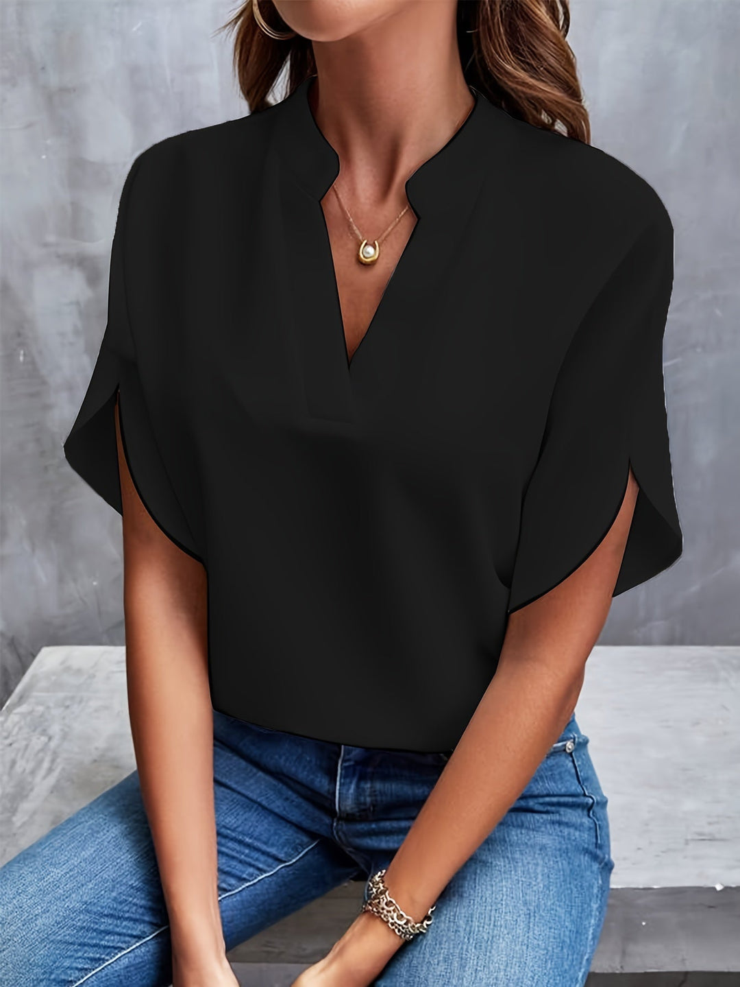 Agnès Paris | Blouse Élégante en Tissu Léger pour Femmes