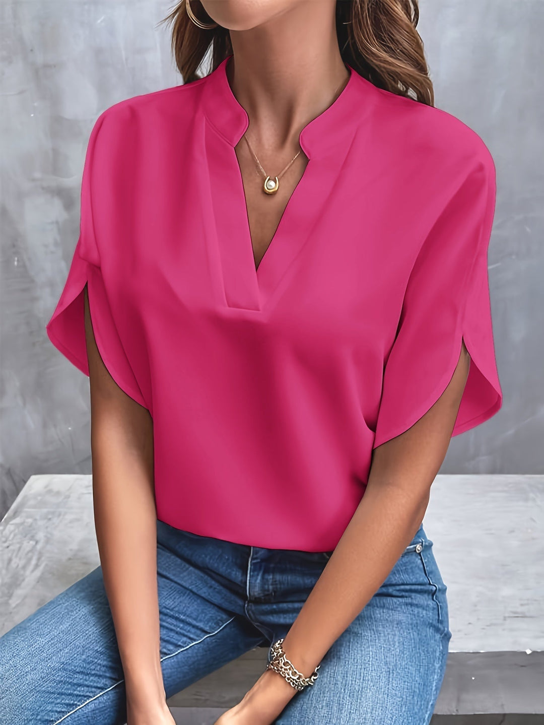 Agnès Paris | Blouse Élégante en Tissu Léger pour Femmes