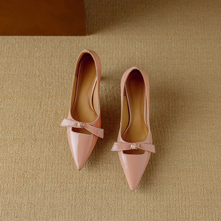 Agnès Paris | Escarpins Vernis Nœud Ajouré Margot