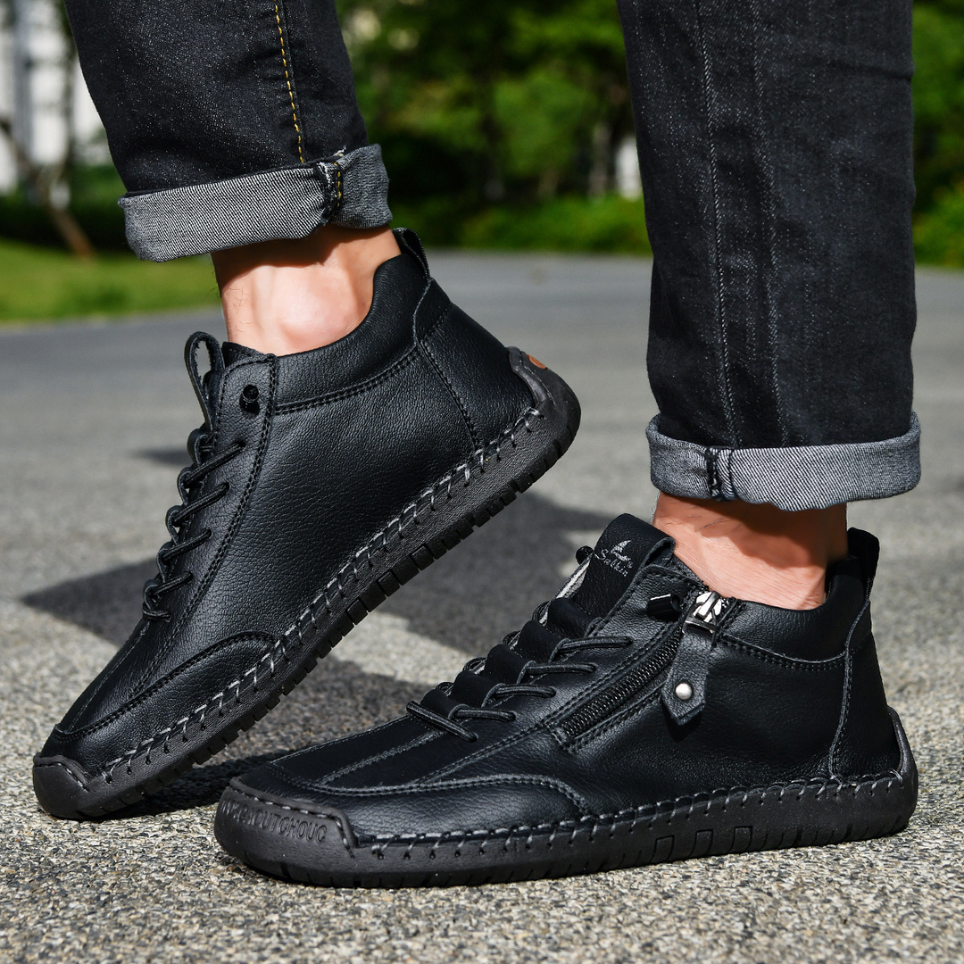 Agnès Paris | CHAUSSURES EN NABUK AVEC ZIP POUR HOMME