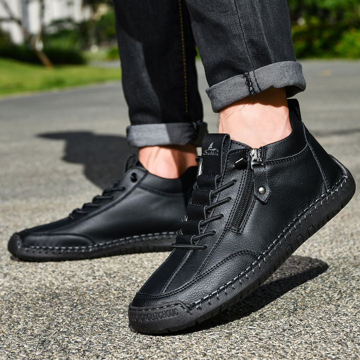 Agnès Paris | CHAUSSURES EN NABUK AVEC ZIP POUR HOMME