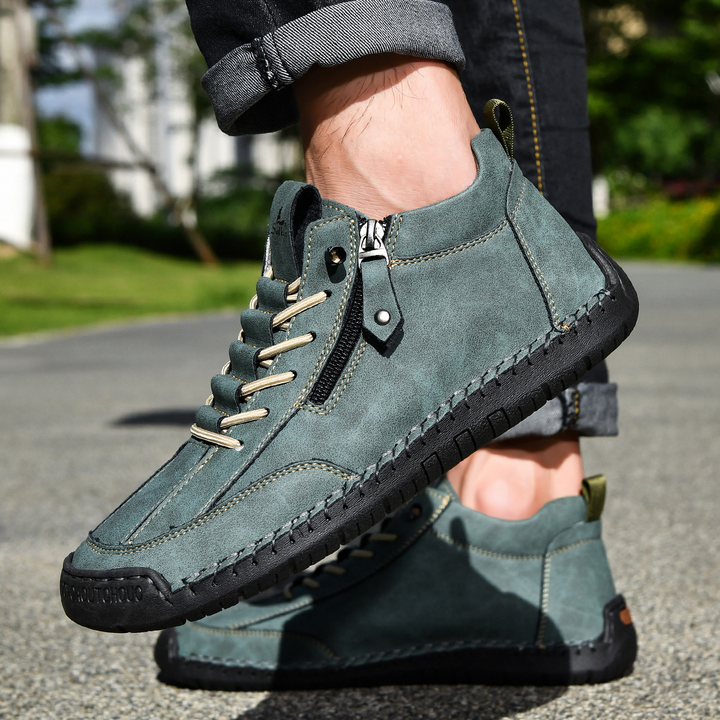 Agnès Paris | CHAUSSURES EN NABUK AVEC ZIP POUR HOMME