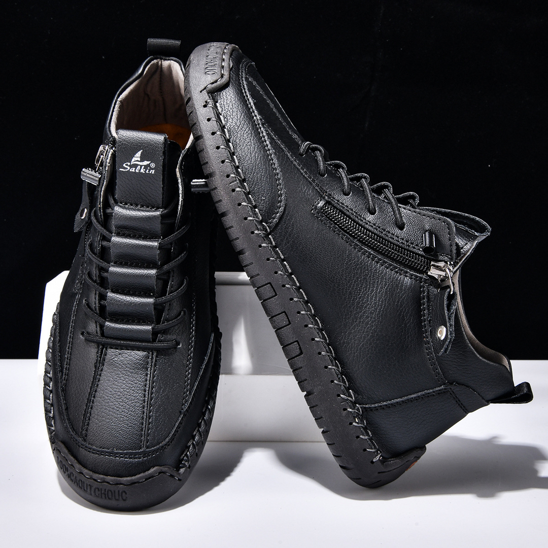 Agnès Paris | CHAUSSURES EN NABUK AVEC ZIP POUR HOMME