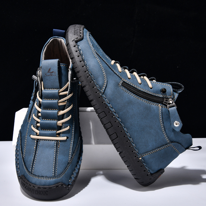 Agnès Paris | CHAUSSURES EN NABUK AVEC ZIP POUR HOMME